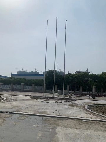 【盐城】综合保税区旗杆